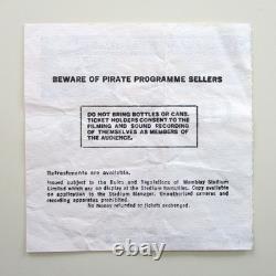 Live Aid Concert Ticket Stub 1985 Wembley Stadium UK Queen Freddie Mercury (Ex)