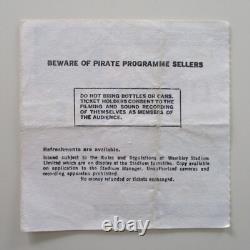 Live Aid Concert Ticket Stub 1985 Wembley Stadium UK Queen Freddie Mercury (Ex-)