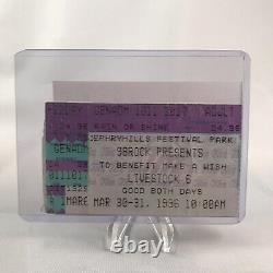 Livestock 6 VI Korn Satriani Zephyrhills Concert Ticket Stub Vintage Mar 30 1996