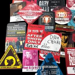 Lot Concert Tour Back Stage Crew Pass Jackson Keith Dolly Williams Jr McGraw