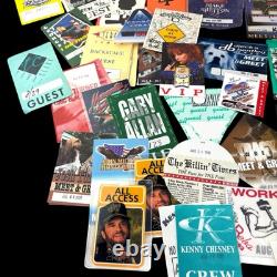 Lot Concert Tour Back Stage Crew Pass Jackson Tritt Reba Haggard Black Strait