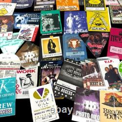 Lot Concert Tour Back Stage Crew Pass Jackson Tritt Reba Haggard Black Strait