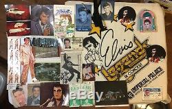 Lot Elvis Presley Concert Ticket Stubs New Years Eve 1975 Signature Memorabilia