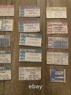 Lot Of 30 New York Ticket Stubs Concerts Plays Sports 1989 1993