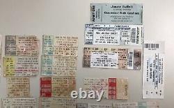 Lot Of (50) Vintage Miami Concert Ticket Stubs Rush Pink Floyd Zz Top Yes R. E. M