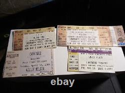 Lot Of Concert Ticket Stubs From The 90's And More Kid Rock Poison & More Bba-46