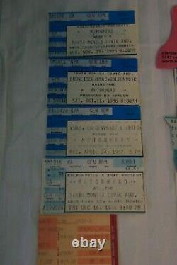 Lot Rare Punk Rock Concert Ticket Stubs Black Flag Dead Kennedys Fear Ramones