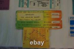 Lot Rare Punk Rock Concert Ticket Stubs Black Flag Dead Kennedys Fear Ramones