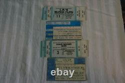 Lot Rare Punk Rock Concert Ticket Stubs Black Flag Dead Kennedys Fear Ramones