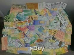 Lot USED/UNUSED concert tickets stubs Clapton B B King The Police Seger Utopia+