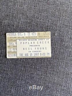 Lot of 1970's, 80's, CONCERT TICKET STUBS-Rolling Stones, Bad Co, Neil Young