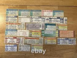 Lot of 25Vintage Concert Ticket Stubs Metallica, maiden, Pearl Jam, ? Nickelback