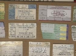 Lot of 27 Collectible Concert Ticket Stubs-Springsteen/Santana/Eagles & More