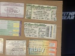 Lot of 27 Collectible Concert Ticket Stubs-Springsteen/Santana/Eagles & More