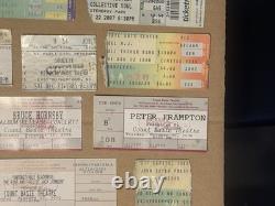 Lot of 27 Collectible Concert Ticket Stubs-Springsteen/Santana/Eagles & More