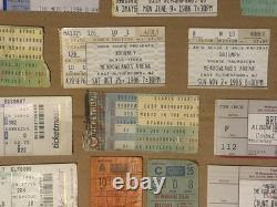 Lot of 27 Collectible Concert Ticket Stubs-Springsteen/Santana/Eagles & More
