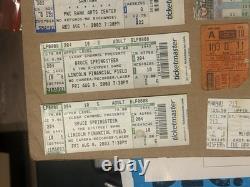 Lot of 27 Collectible Concert Ticket Stubs-Springsteen/Santana/Eagles & More