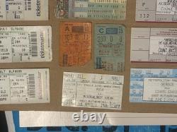 Lot of 27 Collectible Concert Ticket Stubs-Springsteen/Santana/Eagles & More