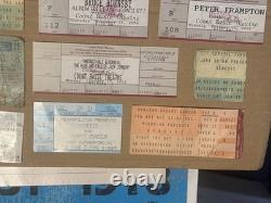 Lot of 27 Collectible Concert Ticket Stubs-Springsteen/Santana/Eagles & More