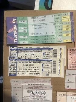 Lot of 28 Vintage Collectible Concert Ticket Stubs-Van Halen/U2/Tom Petty & More