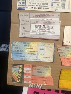 Lot of 28 Vintage Collectible Concert Ticket Stubs-Van Halen/U2/Tom Petty & More