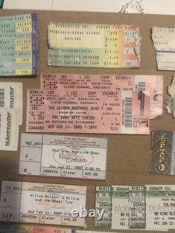 Lot of 28 Vintage Collectible Concert Ticket Stubs-Van Halen/U2/Tom Petty & More