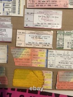 Lot of 28 Vintage Collectible Concert Ticket Stubs-Van Halen/U2/Tom Petty & More
