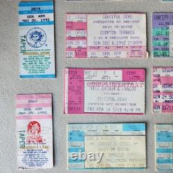 Lot of 28 Vintage Concert Tickets Stubs Grateful Dead Jerry Garcia Band Others