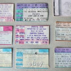 Lot of 28 Vintage Concert Tickets Stubs Grateful Dead Jerry Garcia Band Others