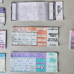 Lot of 28 Vintage Concert Tickets Stubs Grateful Dead Jerry Garcia Band Others