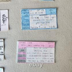 Lot of 28 Vintage Concert Tickets Stubs Grateful Dead Jerry Garcia Band Others