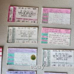 Lot of 28 Vintage Concert Tickets Stubs Grateful Dead Jerry Garcia Band Others