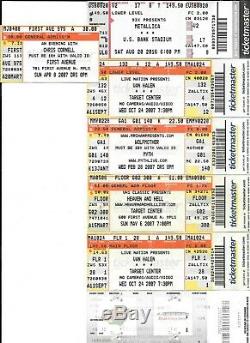 Lot of 31 Concert Ticket Stubs Ozzy Beyonce Prince Aerosmith Heaven & Hell NIN