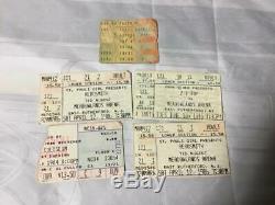 Lot of 42 Concert Ticket Stubs 70's-90's AC/DC Sabbath OZZY Def Clapton Halen