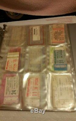 Lot of 75 Concert and event ticket stubs sold as one lot. Huge bands & artists