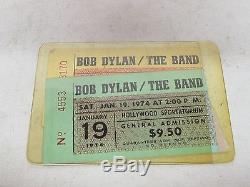Lot of 8 Vintage 1970s Rock Genre Concert Ticket Stubs GRATEFUL DEAD BOB DYLAN