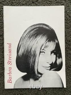 Lot of TWO 1964 & 1965 Barbra Streisand Concert Programs with Ticket STUB! NYC