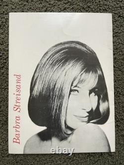Lot of TWO 1964 & 1965 Barbra Streisand Concert Programs with Ticket STUB! NYC