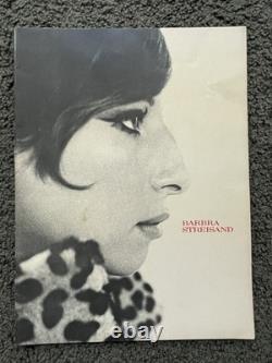 Lot of TWO 1964 & 1965 Barbra Streisand Concert Programs with Ticket STUB! NYC
