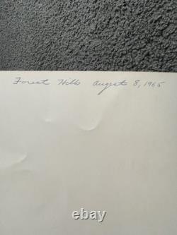 Lot of TWO 1964 & 1965 Barbra Streisand Concert Programs with Ticket STUB! NYC