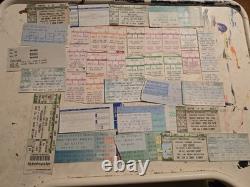 Lot x35 Concert Tickets Stubs, Full Unused Mix Genre Rock Pop Jazz Soul Metal