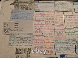 Lot x35 Concert Tickets Stubs, Full Unused Mix Genre Rock Pop Jazz Soul Metal