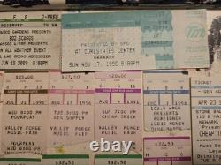 Lot x35 Concert Tickets Stubs, Full Unused Mix Genre Rock Pop Jazz Soul Metal