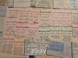Lot x35 Concert Tickets Stubs, Full Unused Mix Genre Rock Pop Jazz Soul Metal