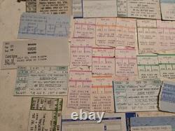 Lot x35 Concert Tickets Stubs, Full Unused Mix Genre Rock Pop Jazz Soul Metal