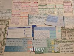 Lot x35 Concert Tickets Stubs, Full Unused Mix Genre Rock Pop Jazz Soul Metal