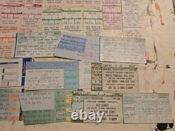 Lot x35 Concert Tickets Stubs, Full Unused Mix Genre Rock Pop Jazz Soul Metal