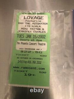 Lovage Music to Make Love to Your Old Lady By LP Vinyl + Concert Ticket Stub