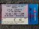 Lyle Lovett Original Concert Ticket The Backyard Austin, Texas Aug 00