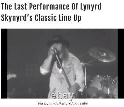 Lynyrd Sknyrd Final Performance Concert Ticket Stub 1977 Classic Lineup Pop1 Psa